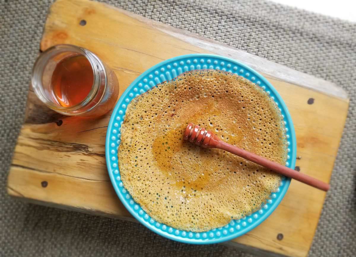 Panqueca de trigo sarraceno