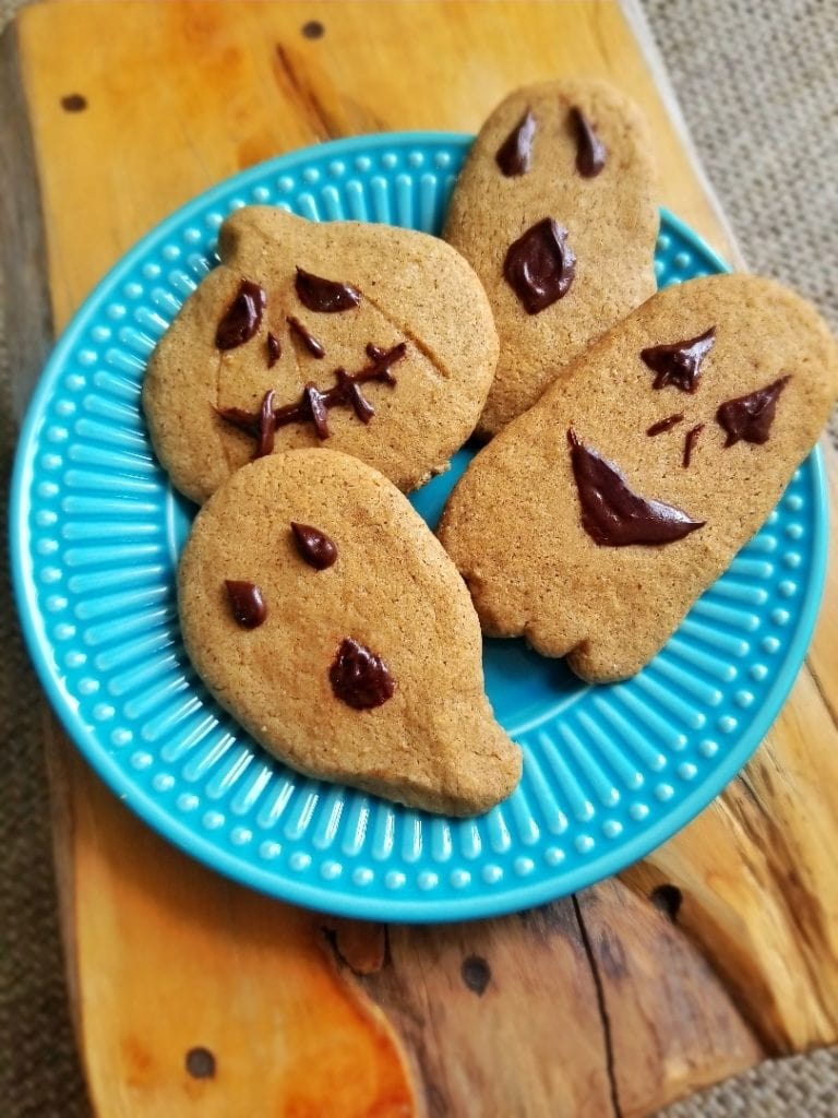 Cookies de Halloween sem glúten e lactose